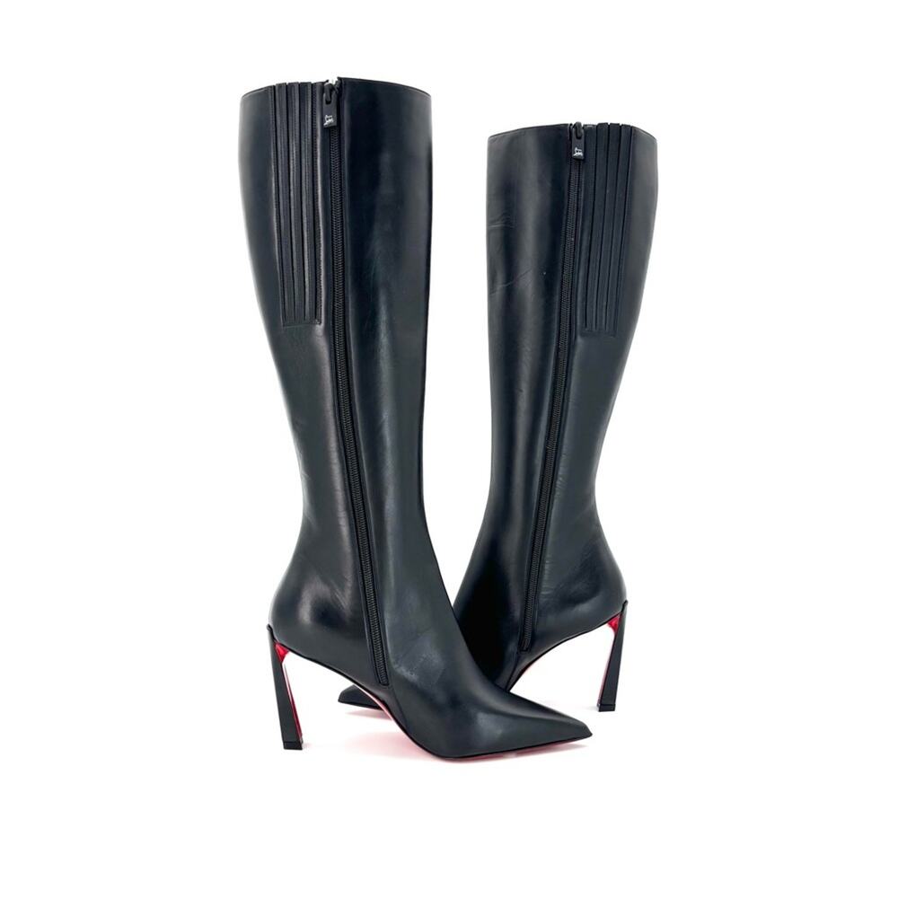 NEW Christian Louboutin Condora Botta 85 Knee High Pointed Toe Boots 36 - Picture 3 of 11